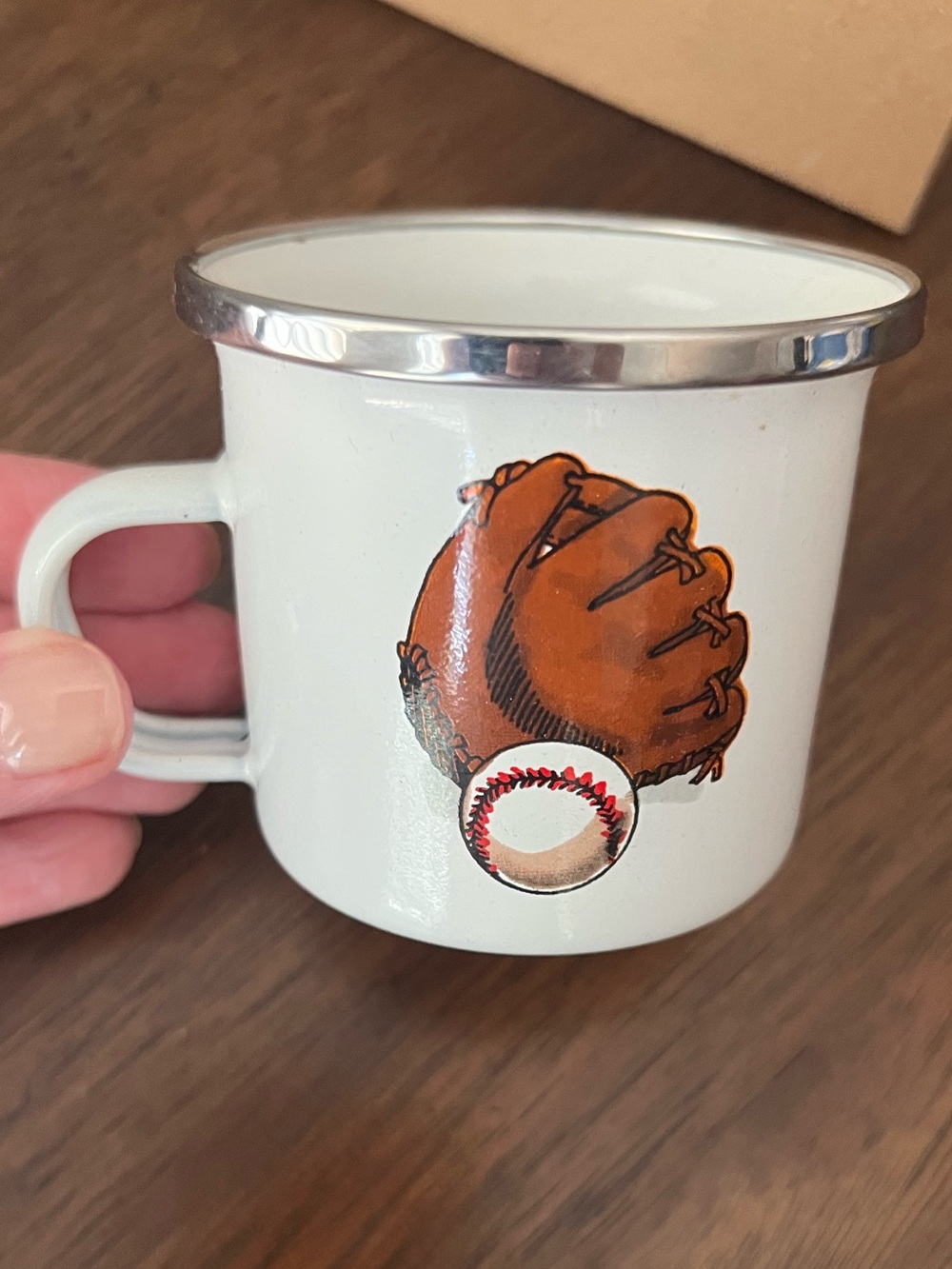 Golden Rabbit Child Baseball Mug Set